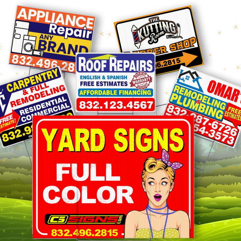 YARD SIGNS