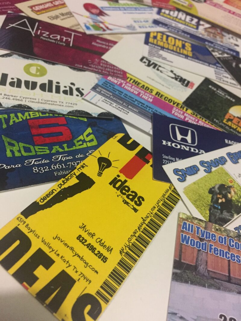 Business Cards UV Coated 2 Sides Full Color
