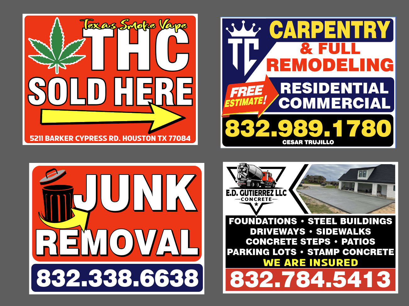 YARD SIGNS - Image 27