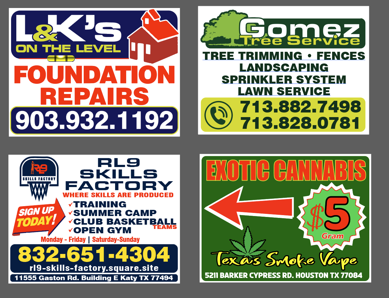 YARD SIGNS - Image 23