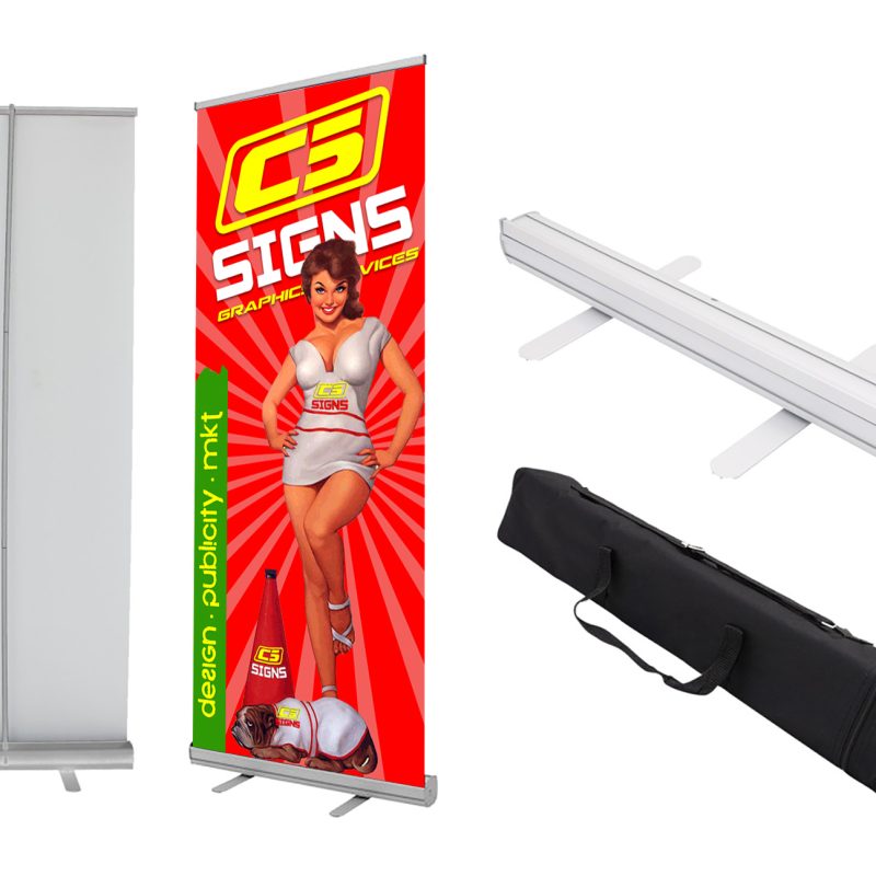 Roll Up Banner 33"x81" Full Color