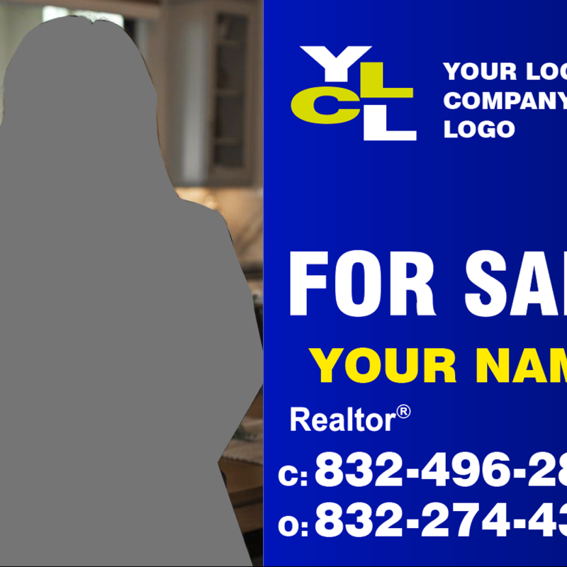 36"x24" COROPLAST REALTOR SIGN