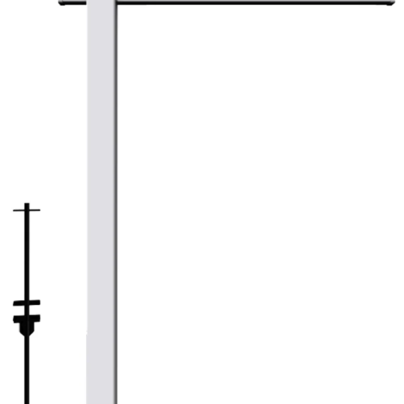 Real State T Post Base with arm
